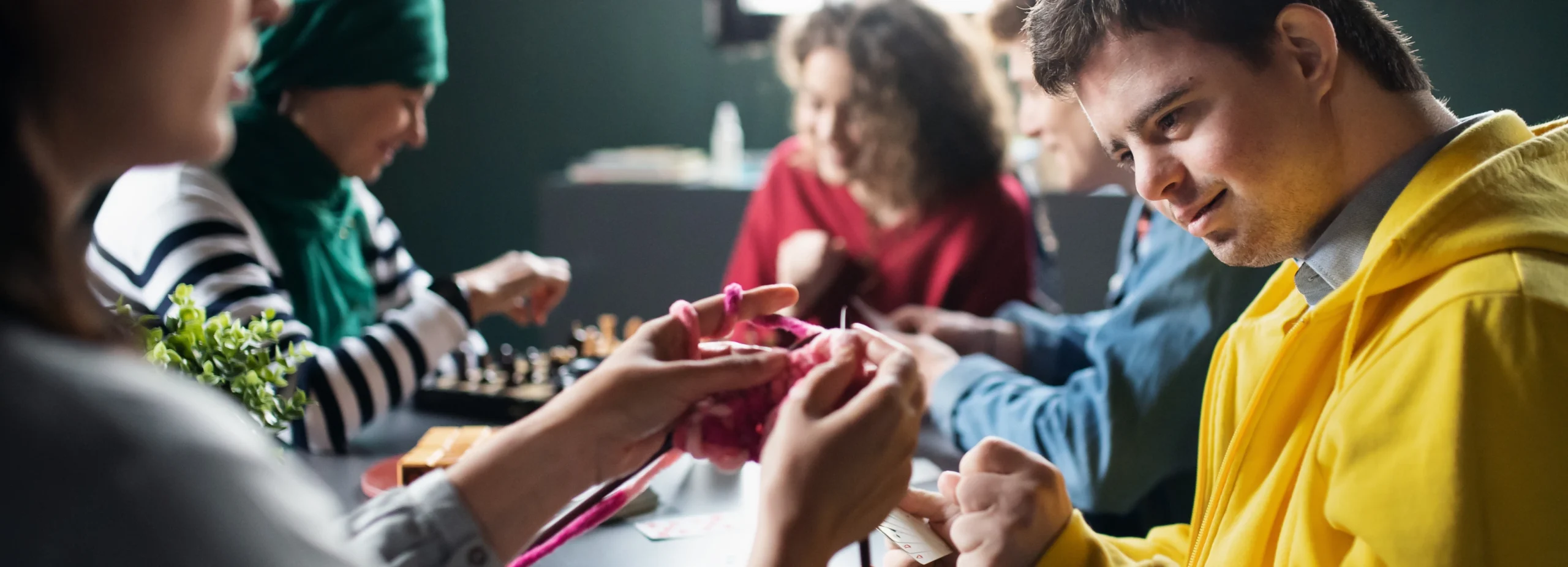 Teaching crochet to people needs special attention